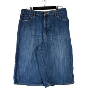 Vintage Bermuda Wide Leg Denim Shorts 36x16